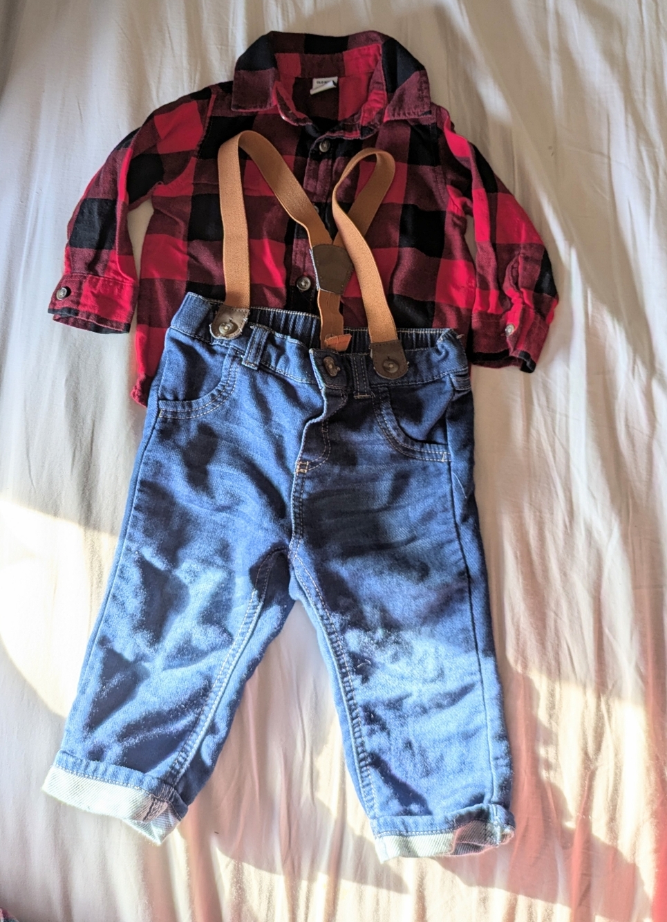 Baby boy Lumberjack Outfit
